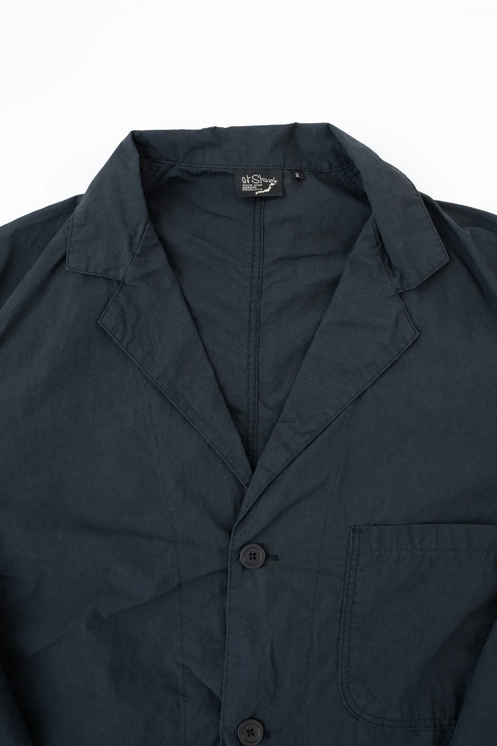 01-6153-02 - Light Simple Work Jacket - Sumi Black