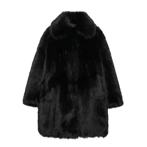 1/2 Length Faux Fur Coat