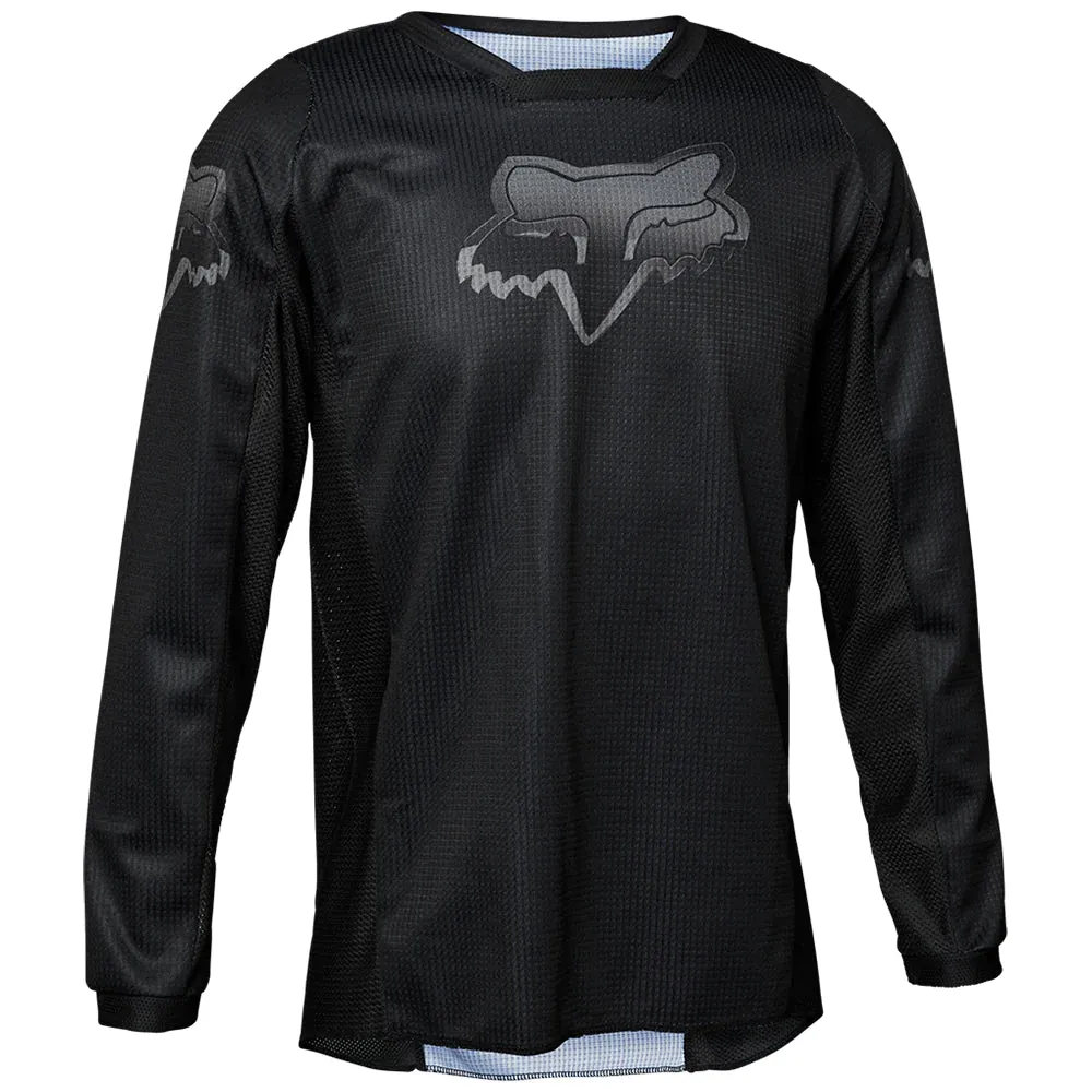 24 FOX YOUTH BLACKOUT JERSEY [BLACK/BLACK] YL