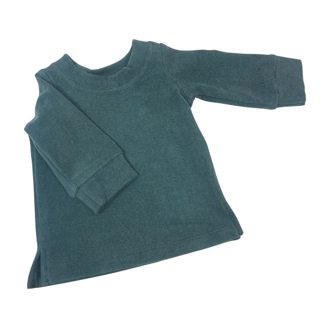 2pc Green Fleece Top with Pant