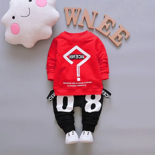 2Pcs/sets Children Infant Toddler Cotton Sportswear