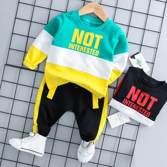 2Pcs/sets Children Infant Toddler Cotton Sportswear