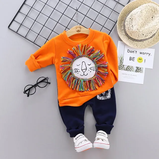 2Pcs/sets Children Infant Toddler Cotton Sportswear