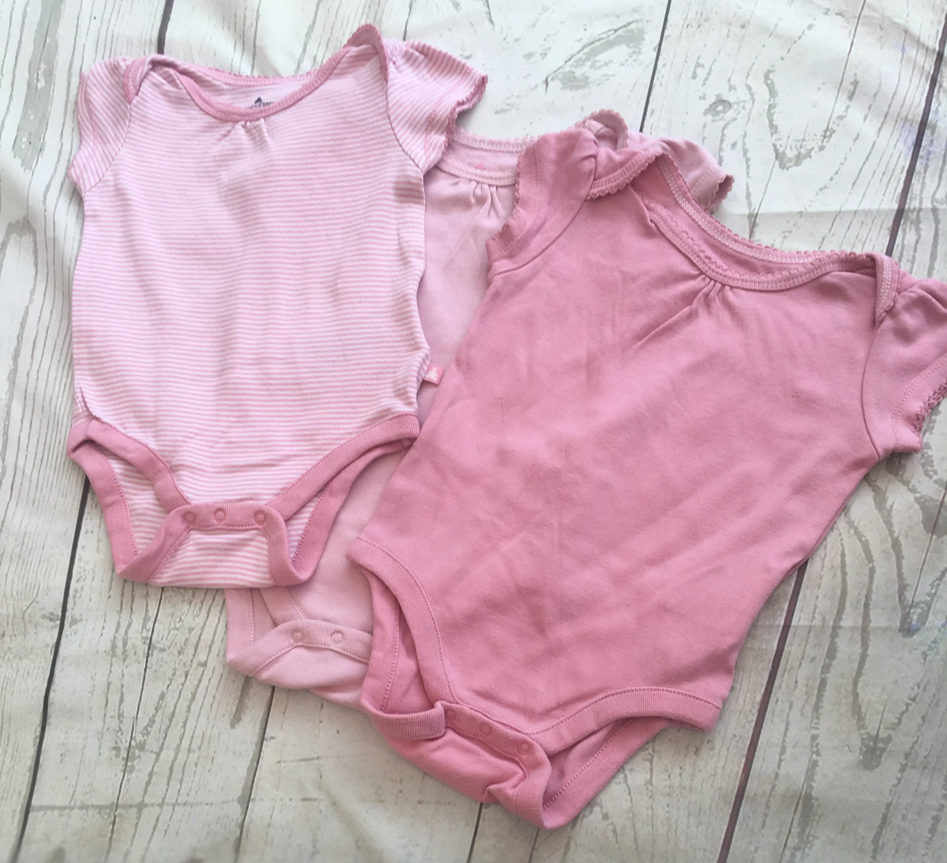 6-12 Months Bodysuits x3