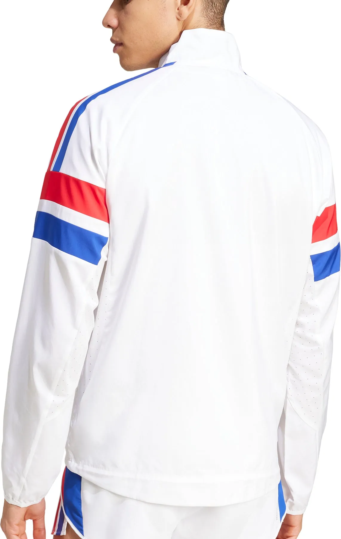 adidas Adizero Retro Mens Running Jacket - White