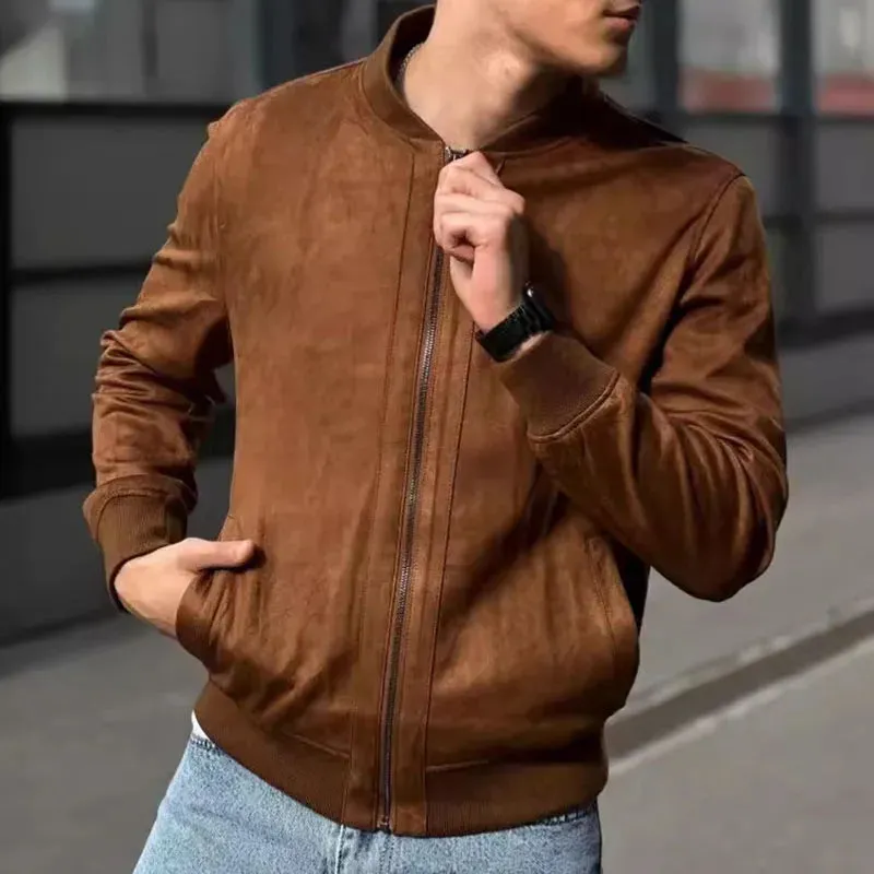 ALTITUDE SUEDE BOMBER JACKET