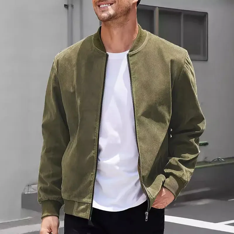 ALTITUDE SUEDE BOMBER JACKET