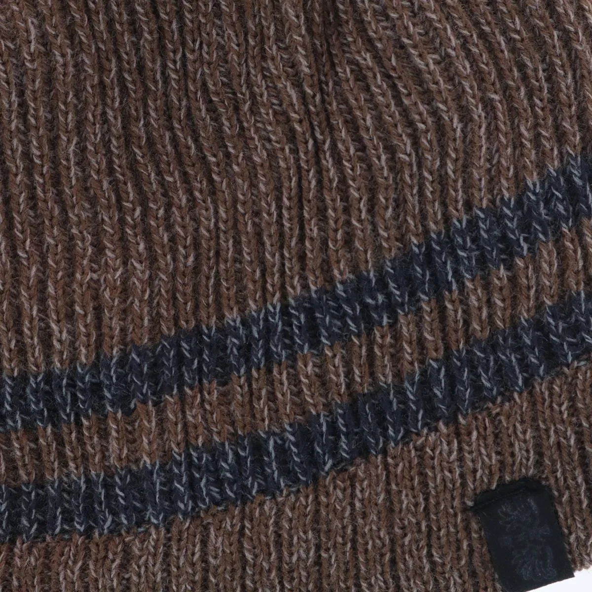 Angela & William Men's Fleece Lined Cable Knit Winter Beanie