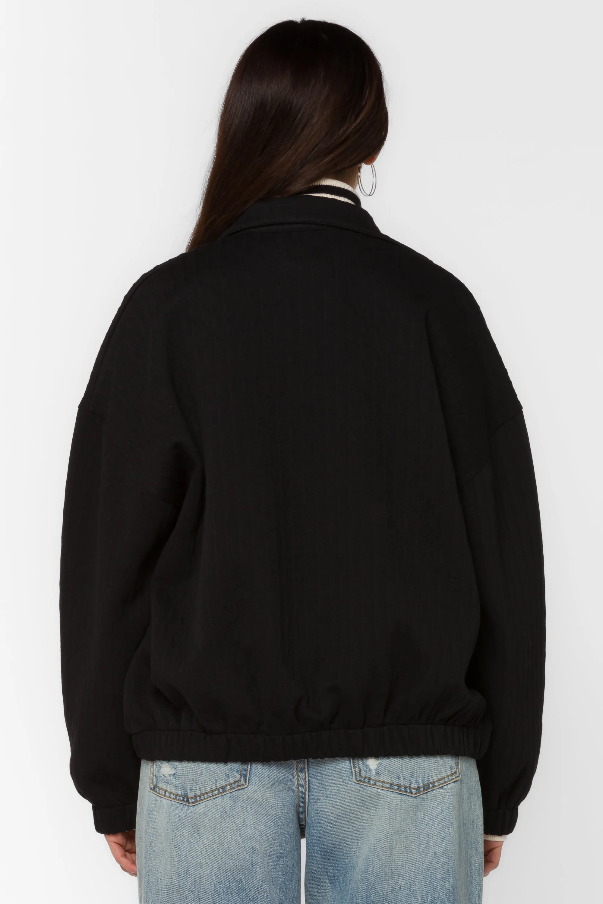 Berkeley Black Bomber Jacket