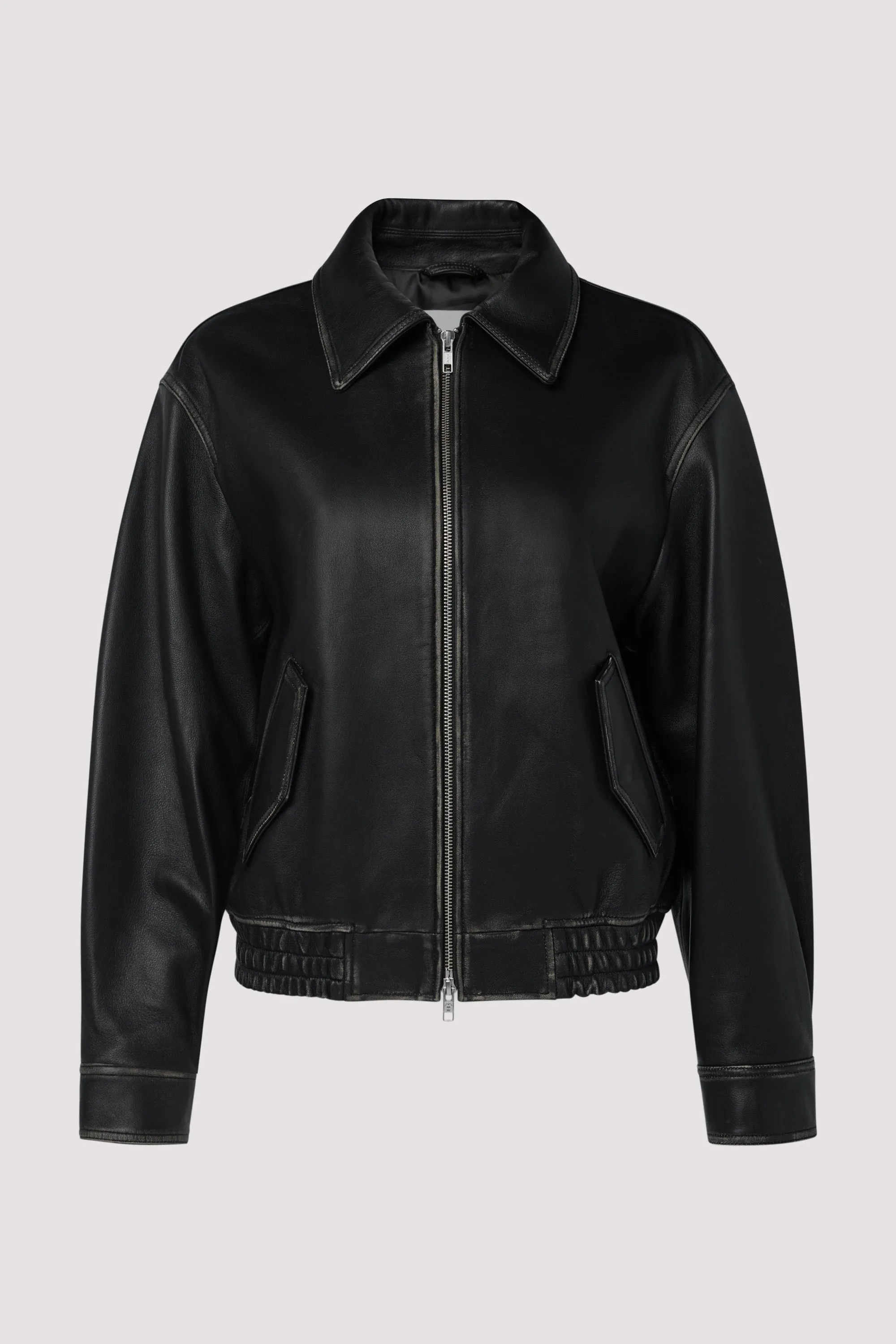 Black Unisex Leather Jacket