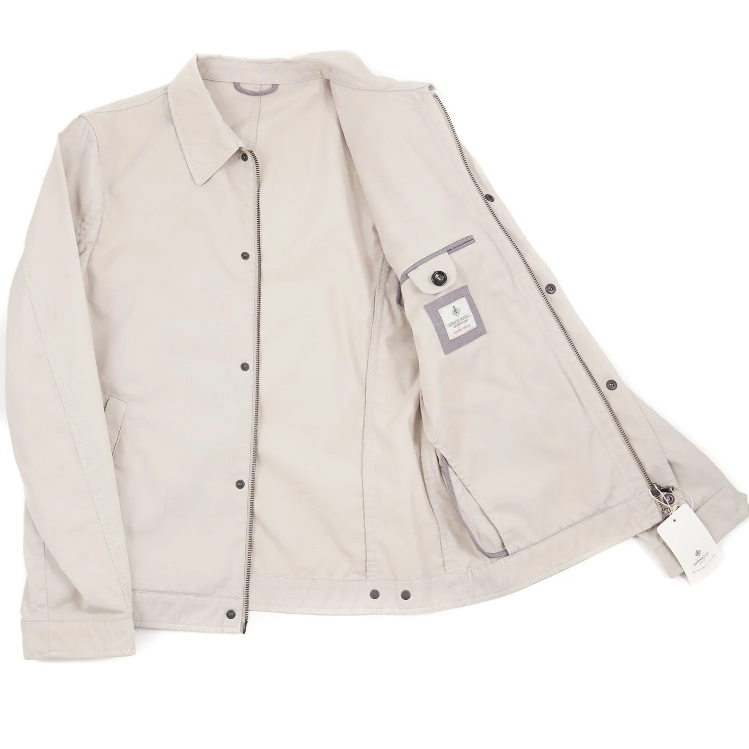 Borrelli Twill Cotton Flight Jacket