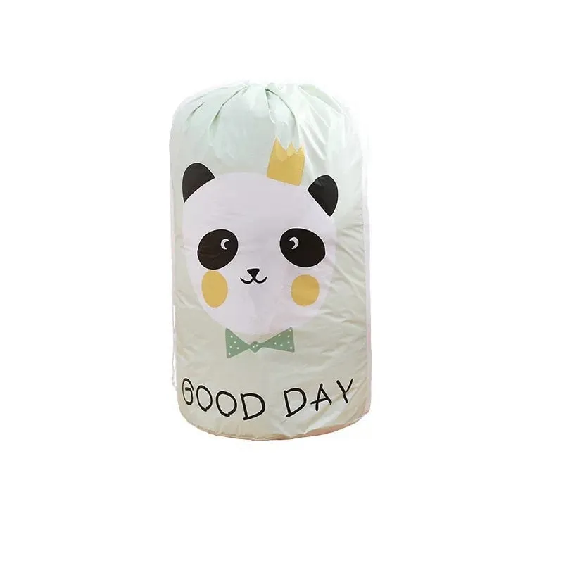 Cartoon Bear Collapsible Storage Bag Beam Port