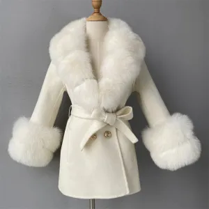 Cashmere Fur Wool Children's Coats