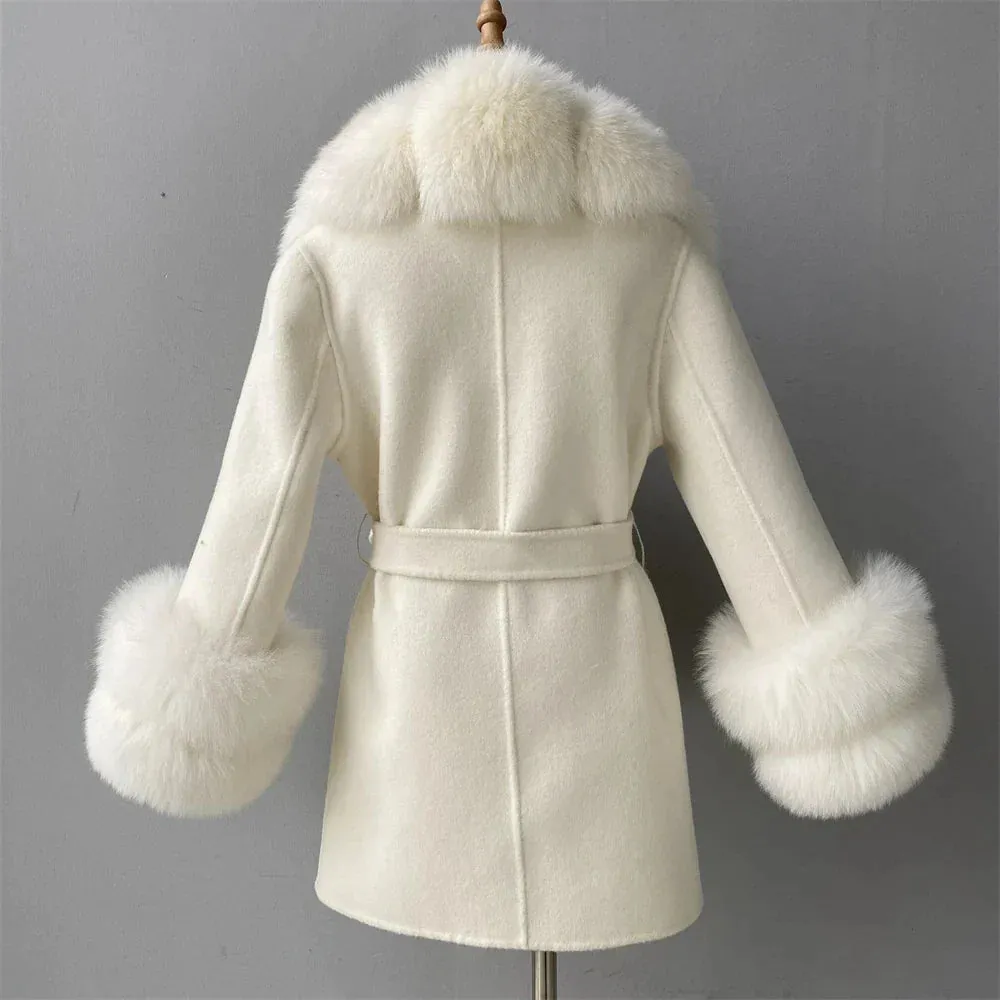 Cashmere Fur Wool Children's Coats