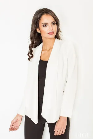 Chic Zip-Up Jacket with Plush Interior and Practical Zip Pockets