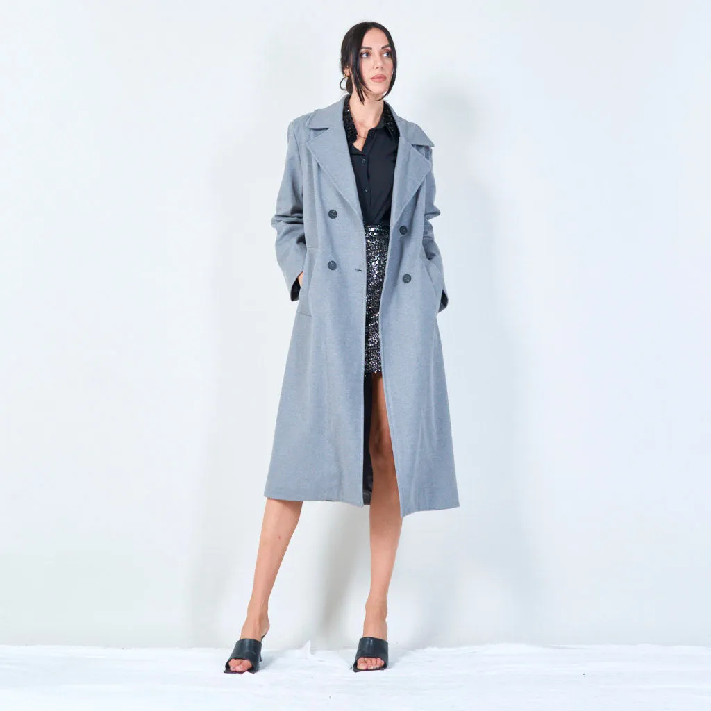 Classic double-breasted trench coat wholesale