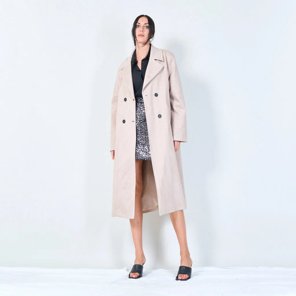 Classic double-breasted trench coat wholesale