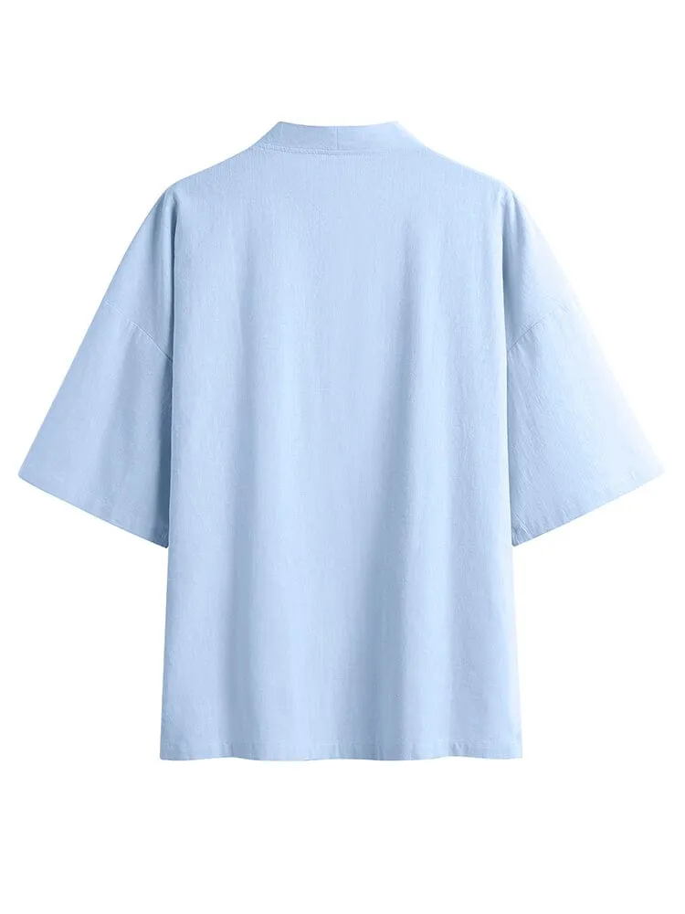 Cotton Linen Kimono Shirt (US Only)