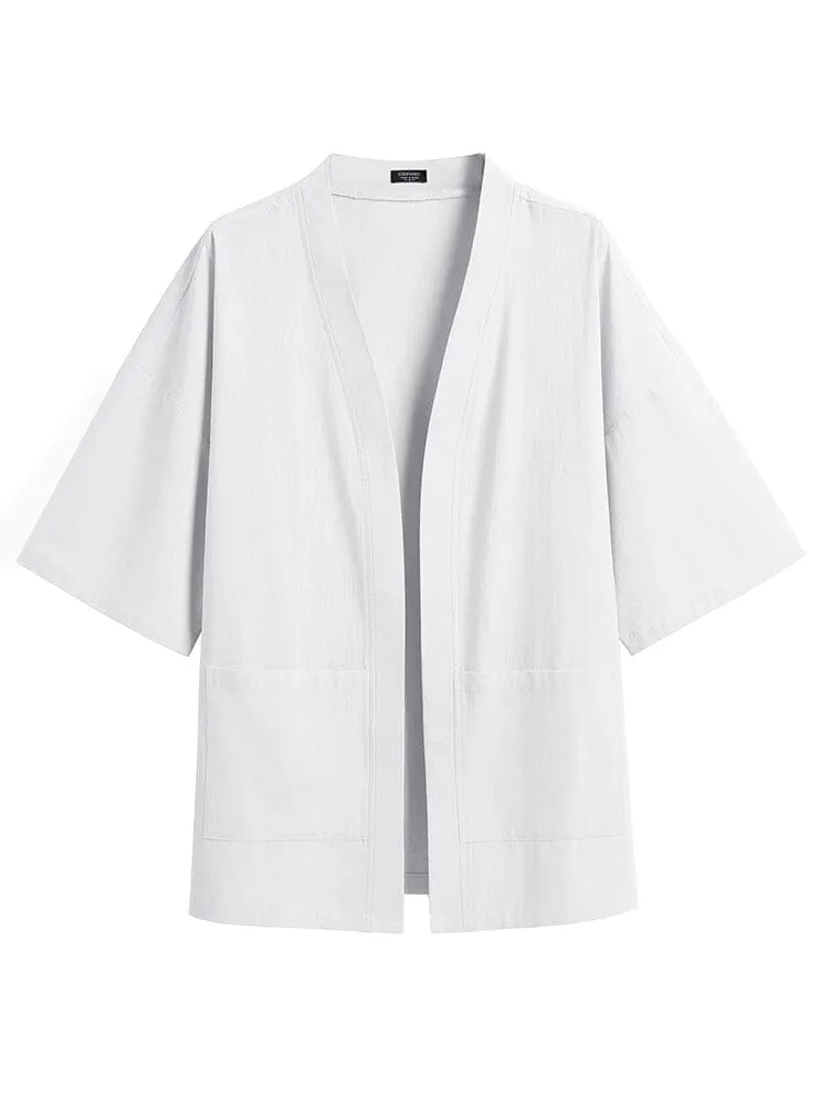 Cotton Linen Kimono Shirt (US Only)