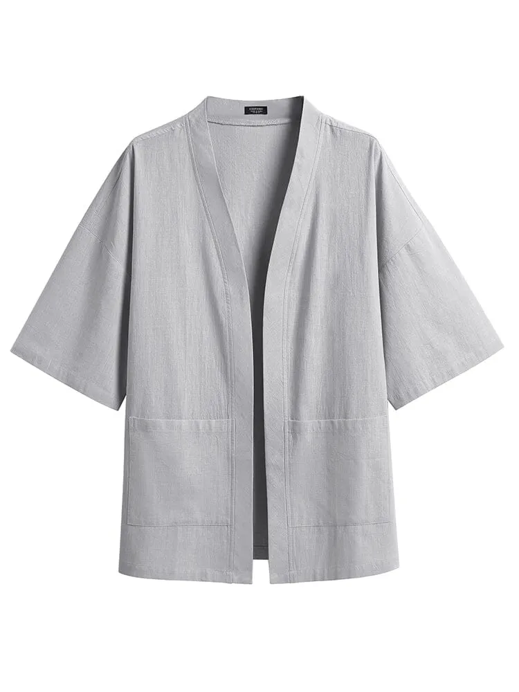 Cotton Linen Kimono Shirt (US Only)