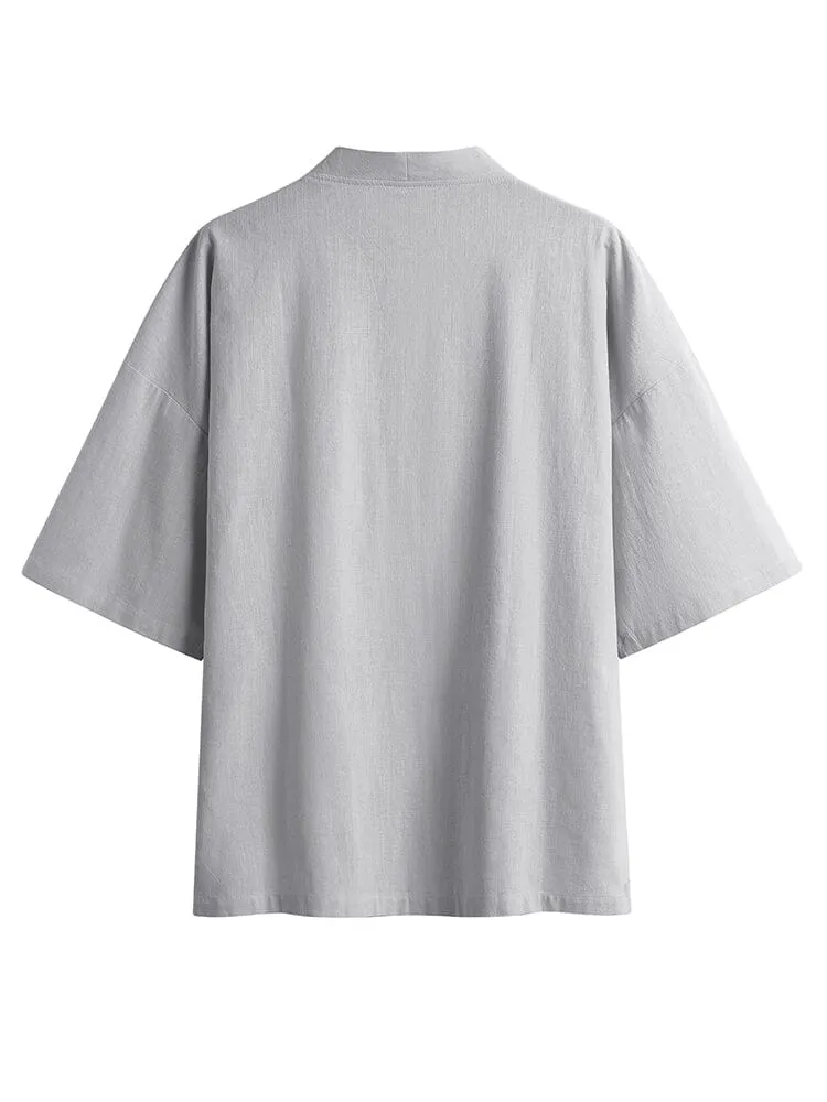 Cotton Linen Kimono Shirt (US Only)