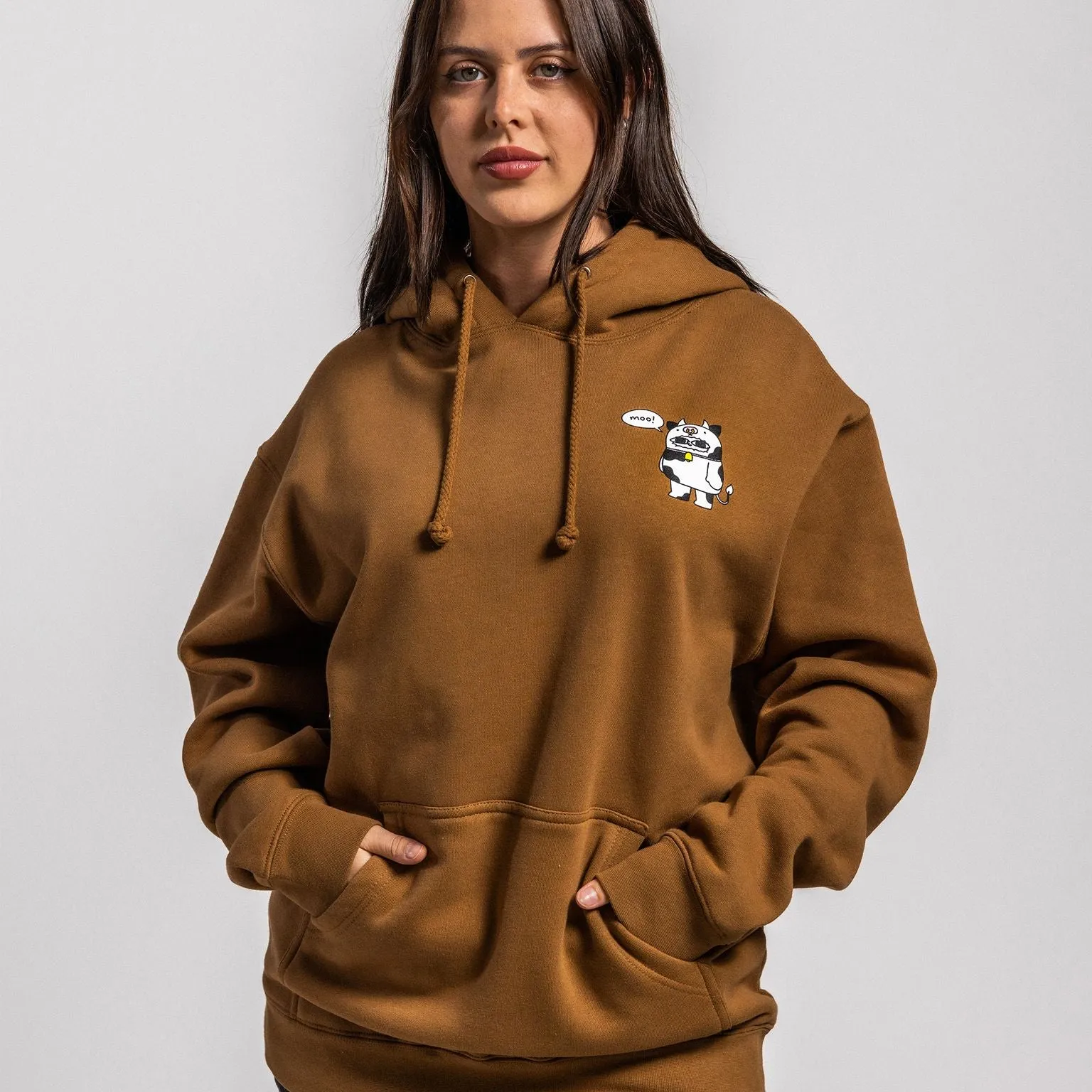 Cow Bean Saddle Hoodie