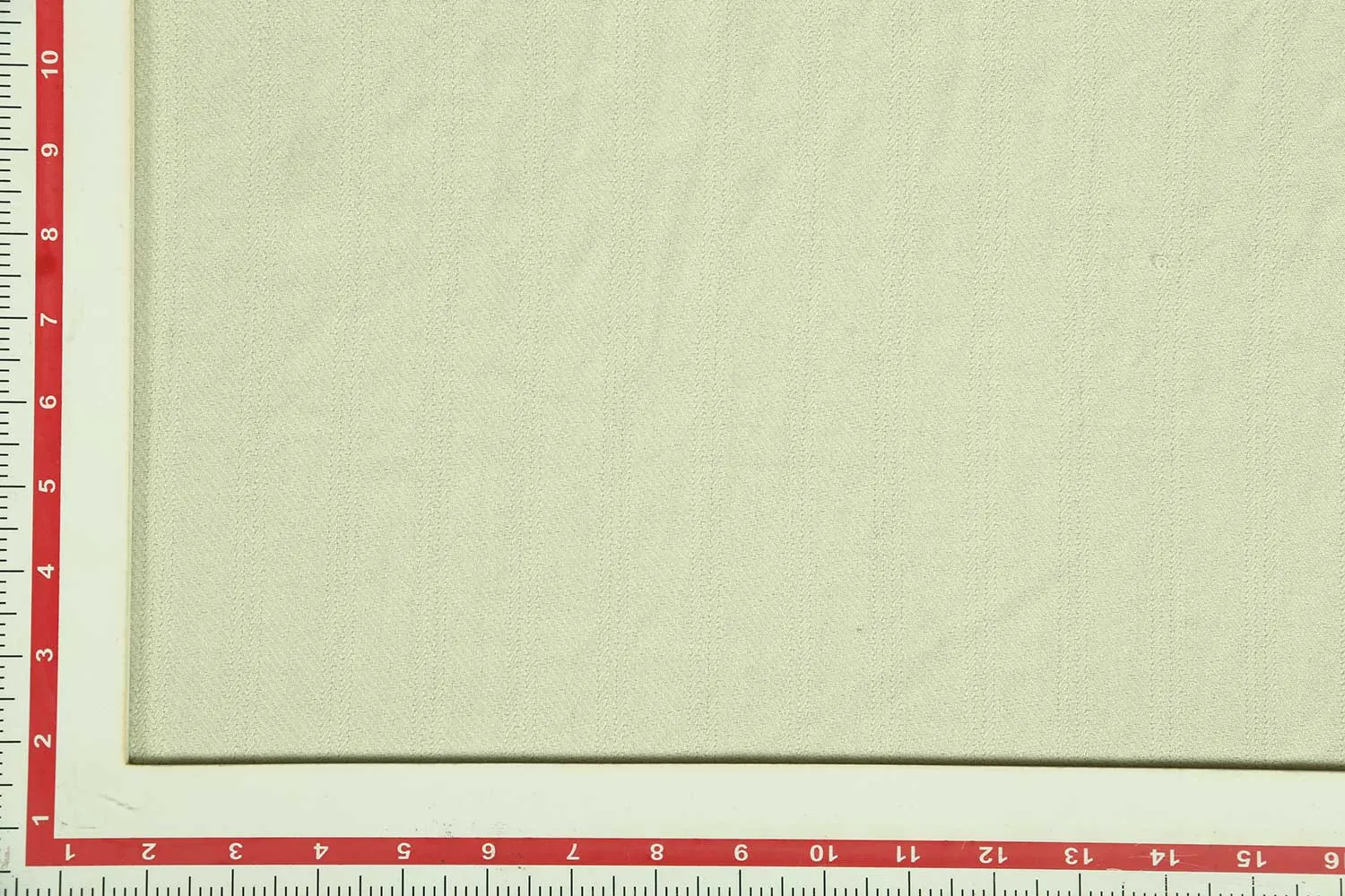 Cream Plain Herringbone Wool Fabric