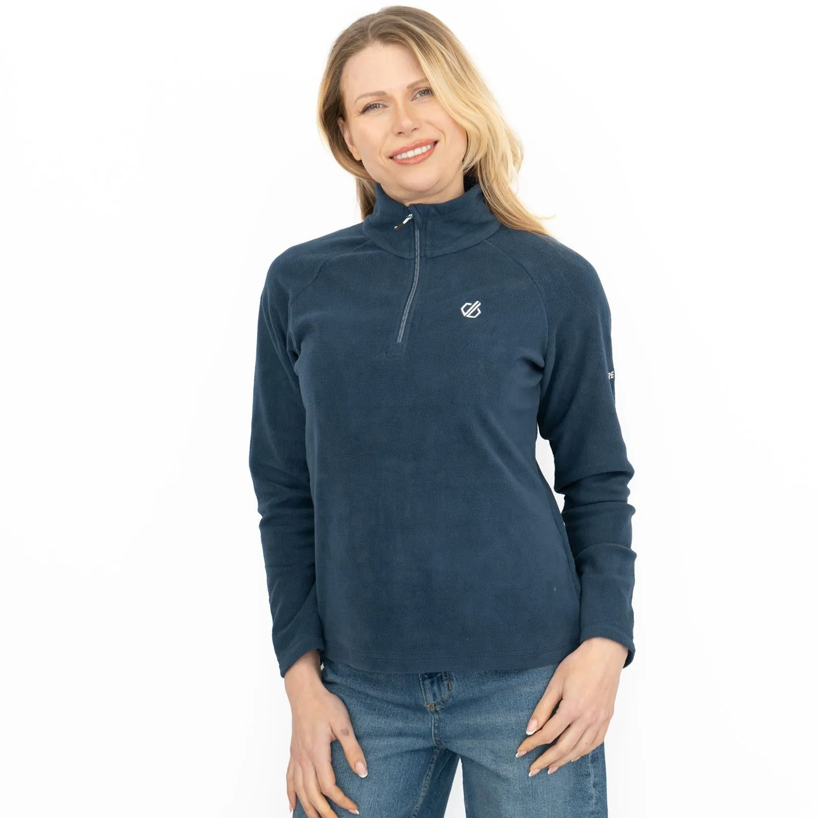 Dare 2B Womens Fleece Jacket Lightweight Freeform Half Zip Blue