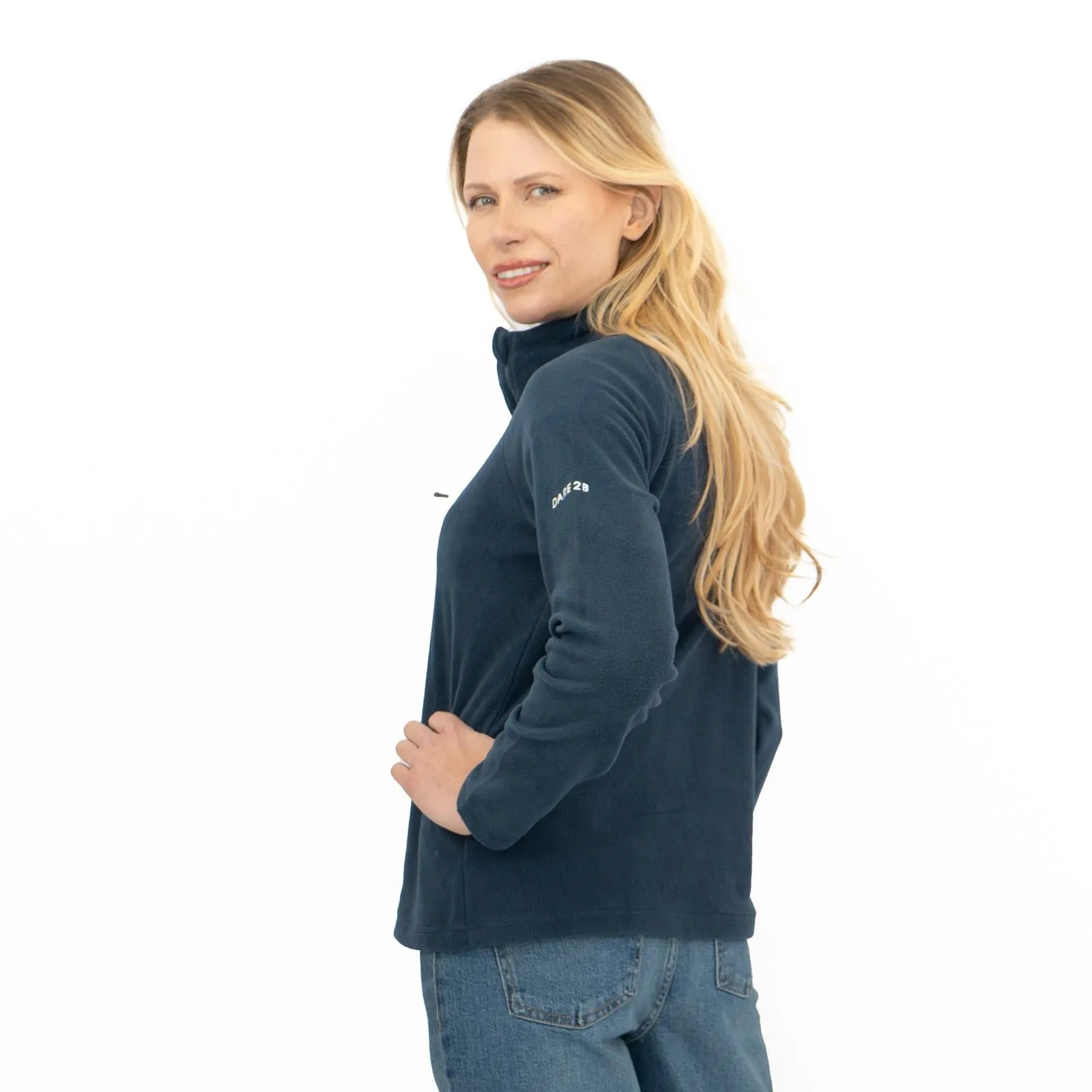 Dare 2B Womens Fleece Jacket Lightweight Freeform Half Zip Blue