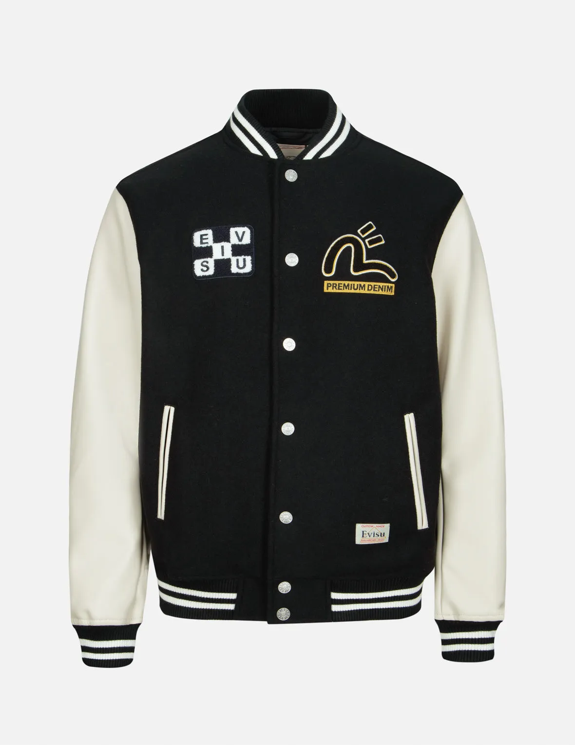 Daruma Appliqué Relax Fit Baseball Jacket