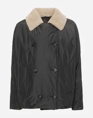 Double-Breasted Puffer Jacket