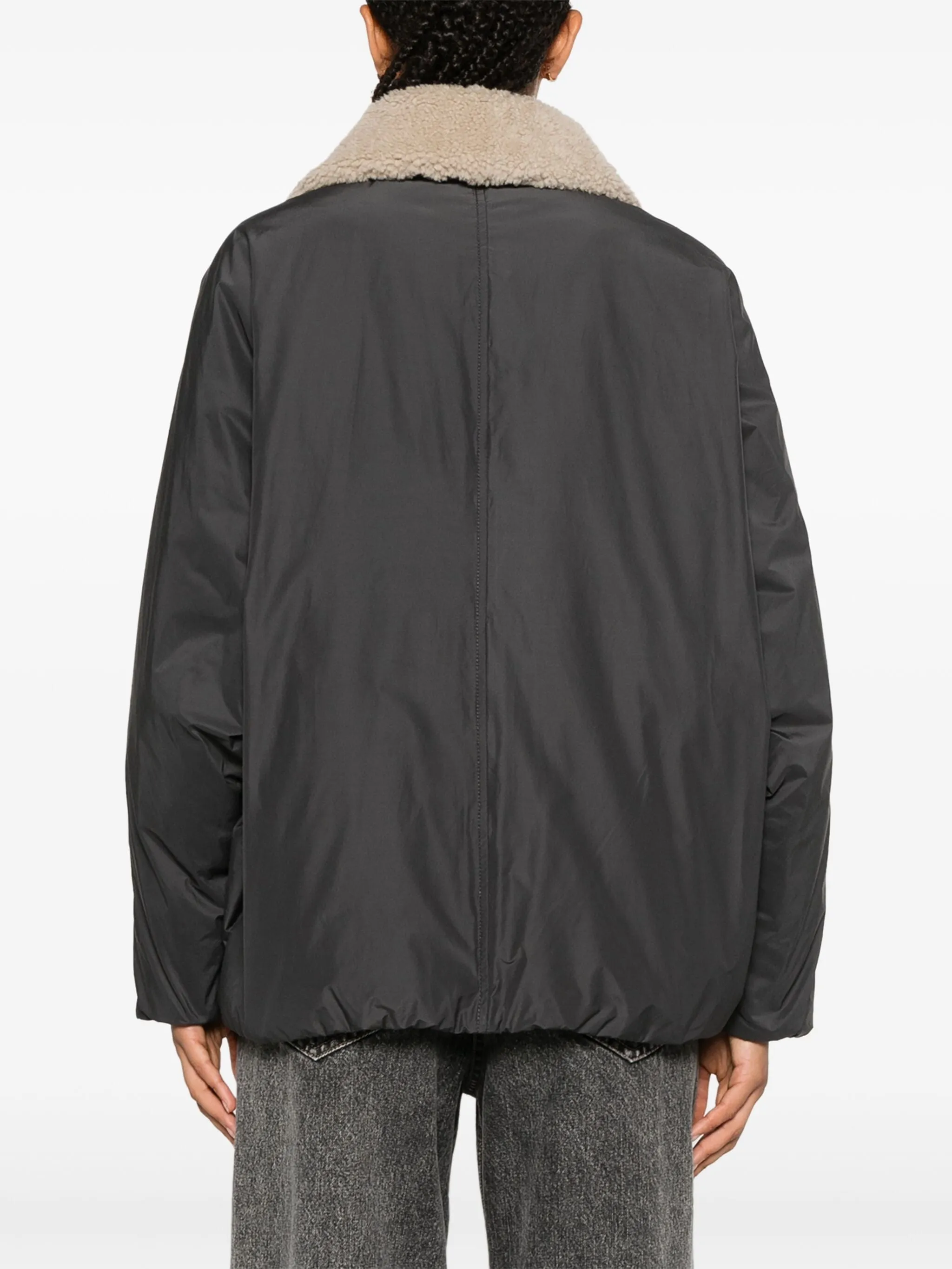 Double-Breasted Puffer Jacket