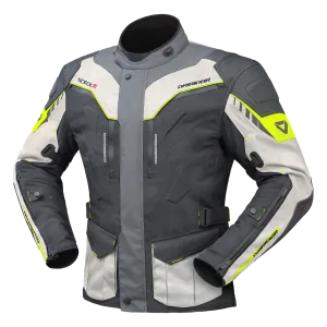 DRIRIDER NORDIC V GREY/LIME TEXTILE JACKET