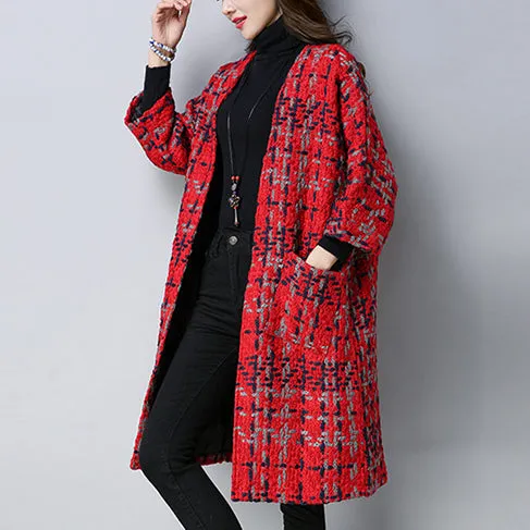 Fashion National Style Thickening Loose Coat