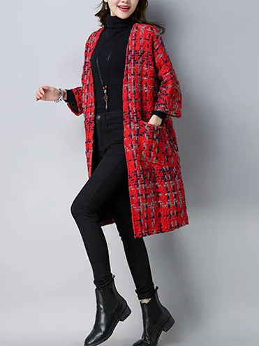 Fashion National Style Thickening Loose Coat