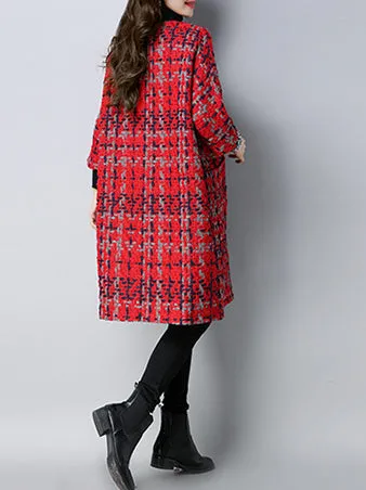 Fashion National Style Thickening Loose Coat