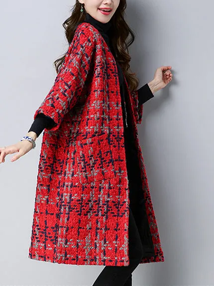 Fashion National Style Thickening Loose Coat