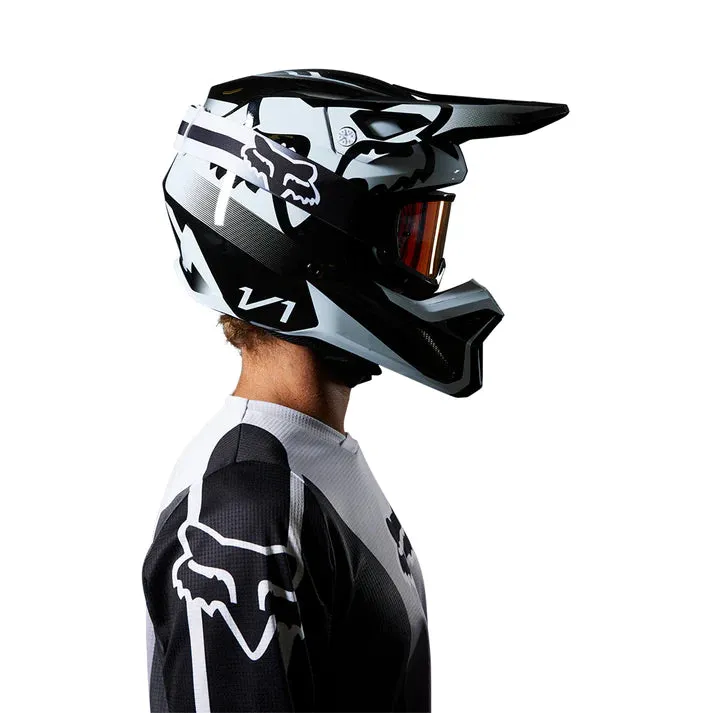 FOX 180 LEED JERSEY BLACK/WHITE