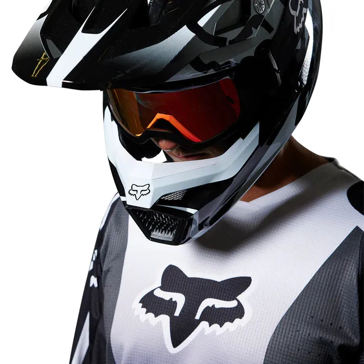 FOX 180 LEED JERSEY BLACK/WHITE