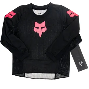 Fox Racing Kids Girls Blackout Offroad Jersey Black/Pink