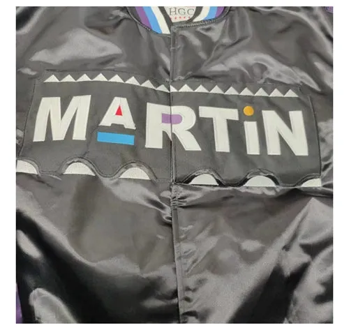 GEARHEAD MARTIN NUMBER 8 HIPHOP STYLE QUILTED BOMBER JACKET