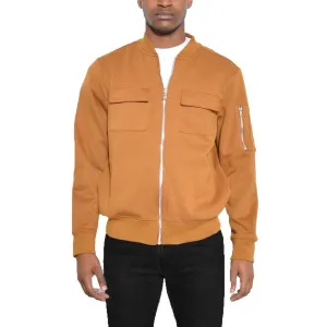 Ginger Dual Pocket Bomber Jacket