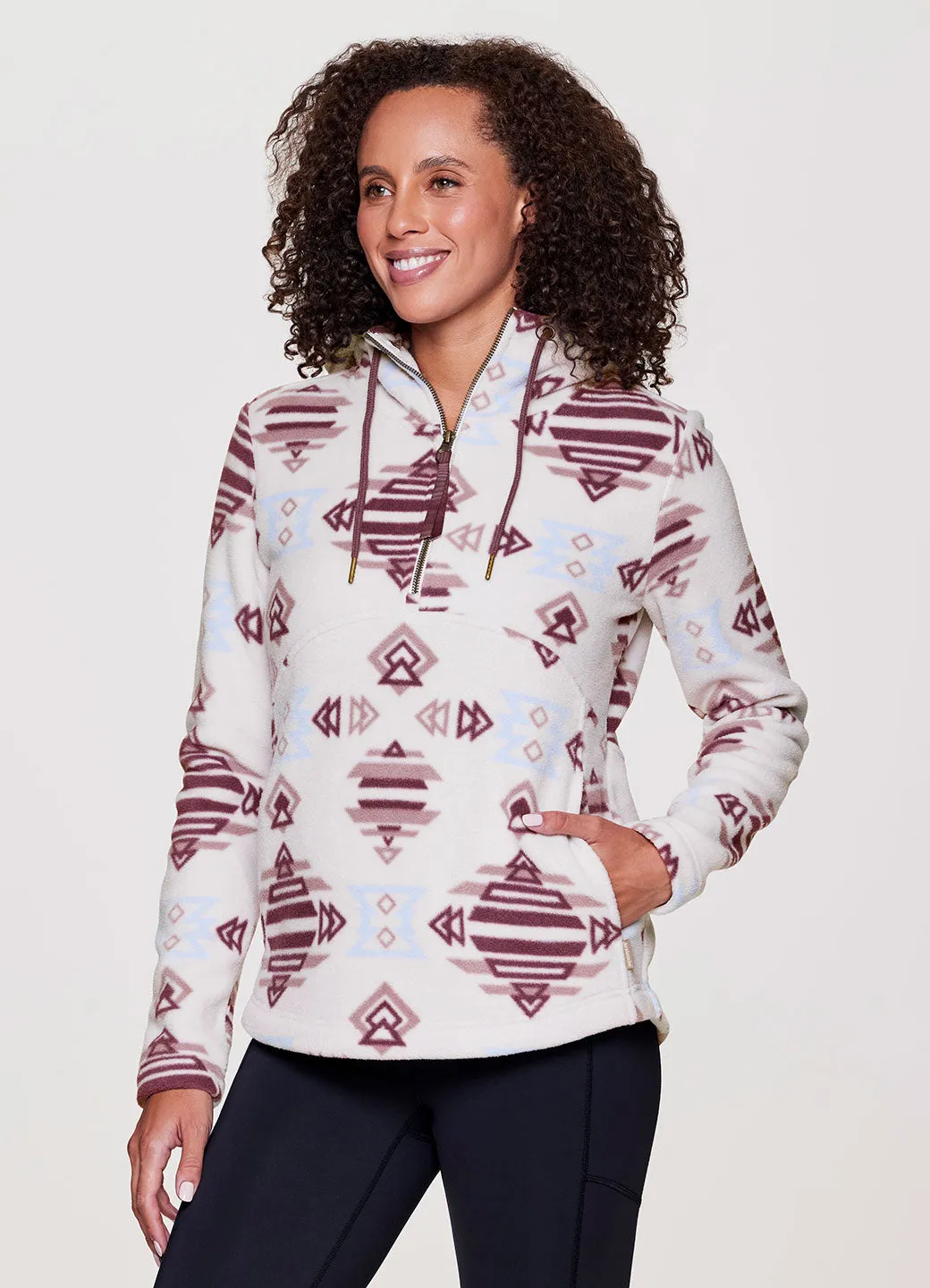 Hayley Aztec Fleece Hoodie