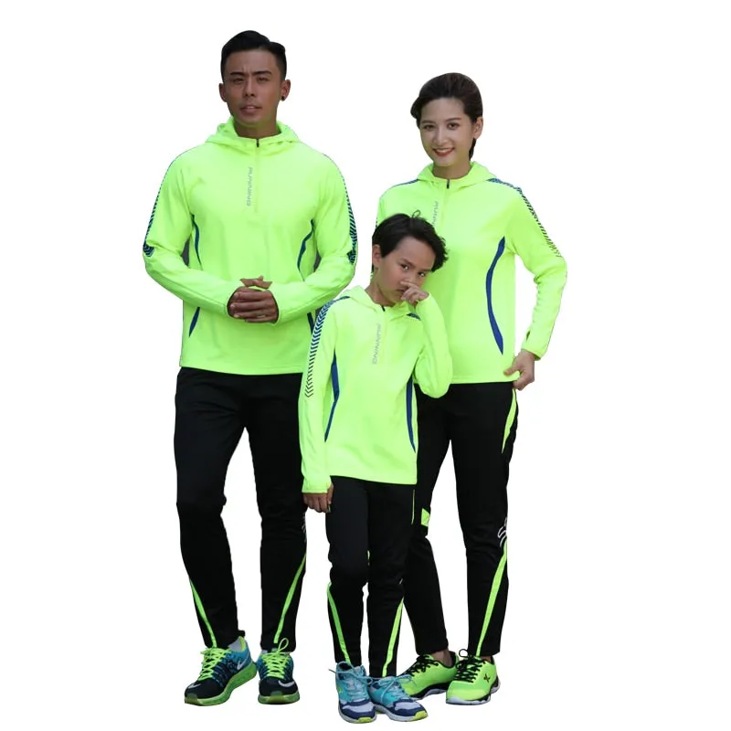 High Quality Adults Soccer Jerseys 2 Pcs Set Football Kits Men Child Running Jackets Sport Training Tracksuit Uniforms Suit