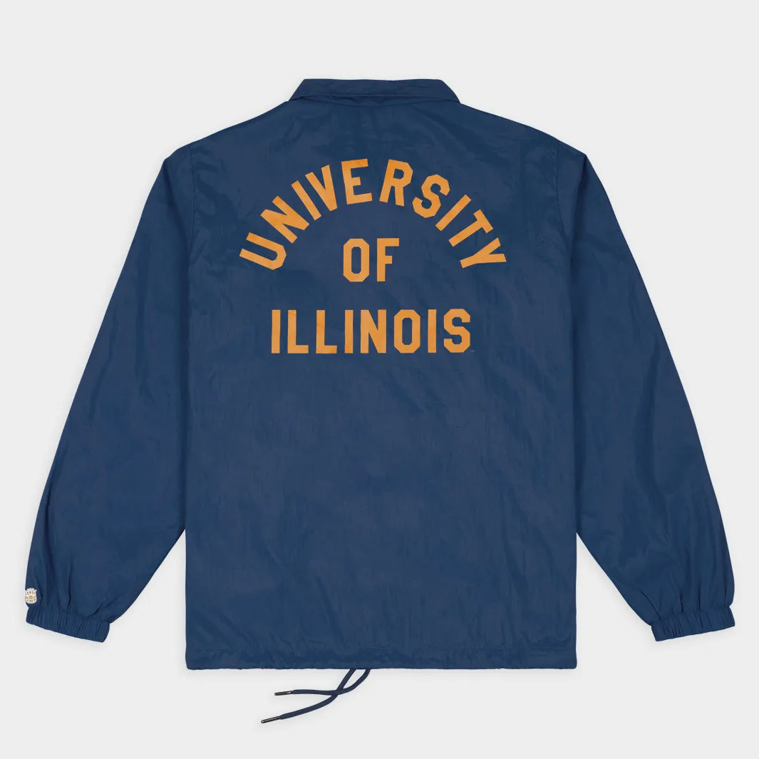 Illinois Fighting Illini Football Helmet Coaches Jacket