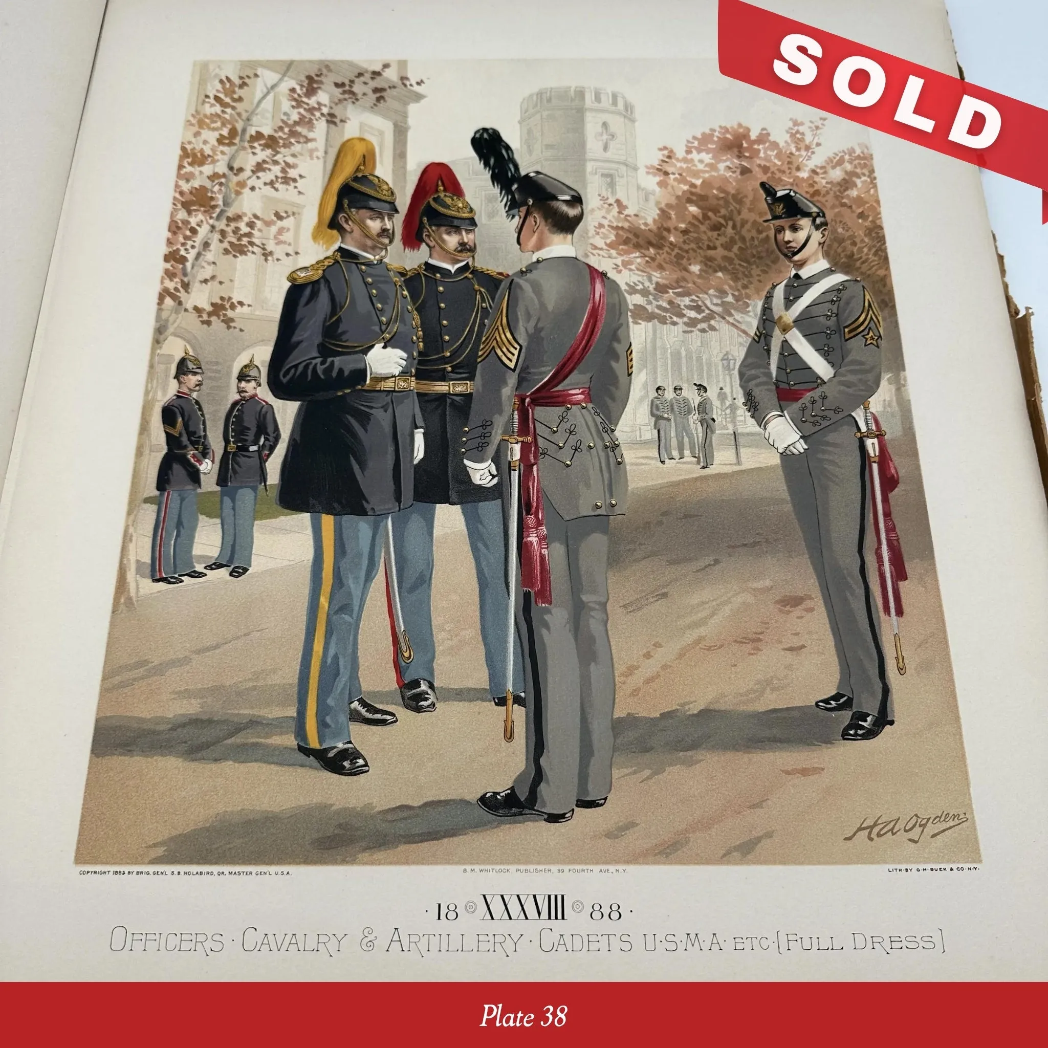 Illustrations of US Army Uniforms 1774 to 1889 by Henry A. Ogden — Commissioned by the Quartermaster General of the Army