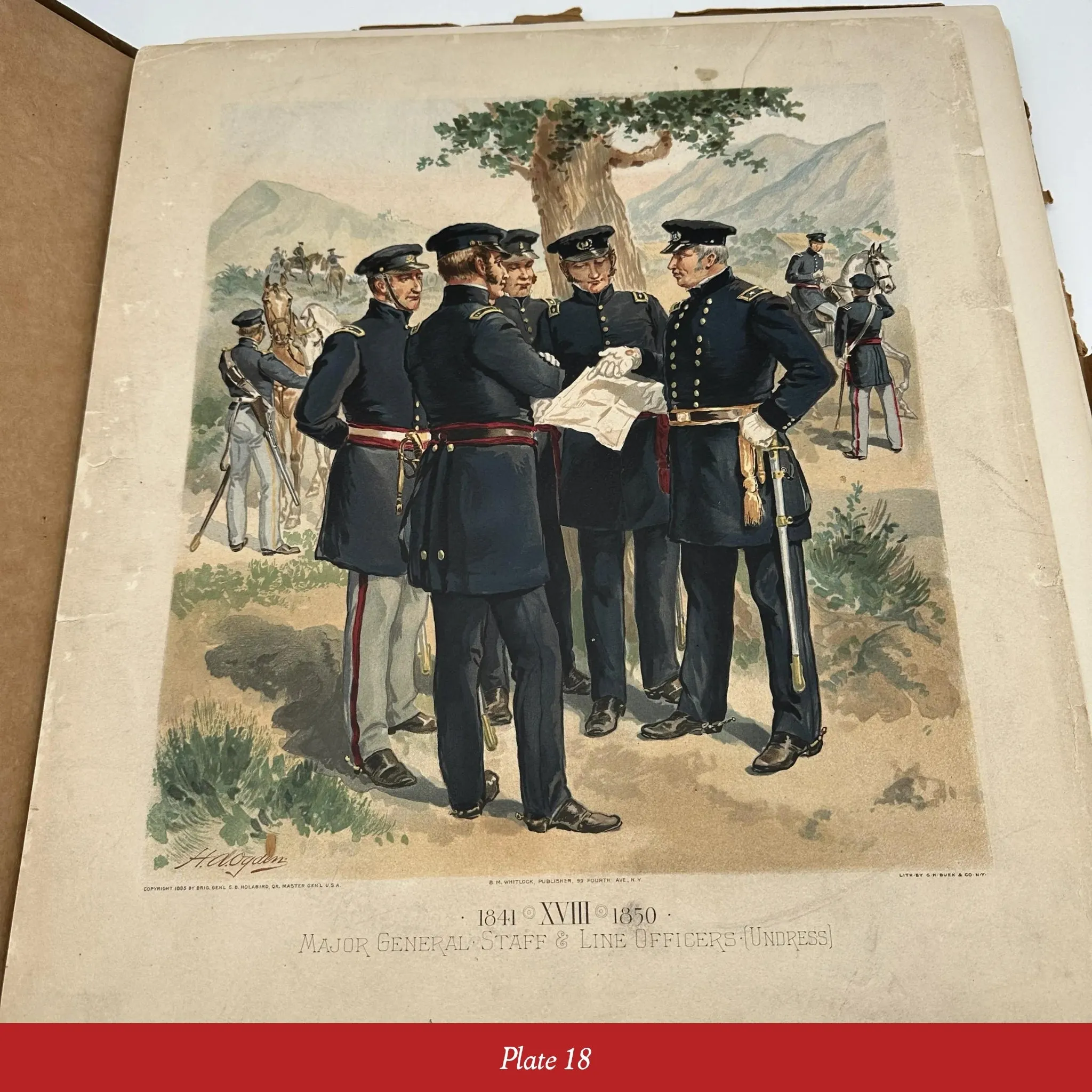 Illustrations of US Army Uniforms 1774 to 1889 by Henry A. Ogden — Commissioned by the Quartermaster General of the Army