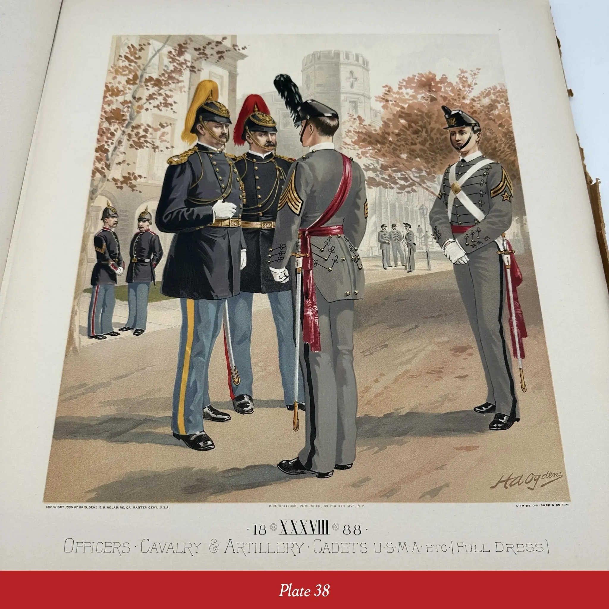 Illustrations of US Army Uniforms 1774 to 1889 by Henry A. Ogden — Commissioned by the Quartermaster General of the Army