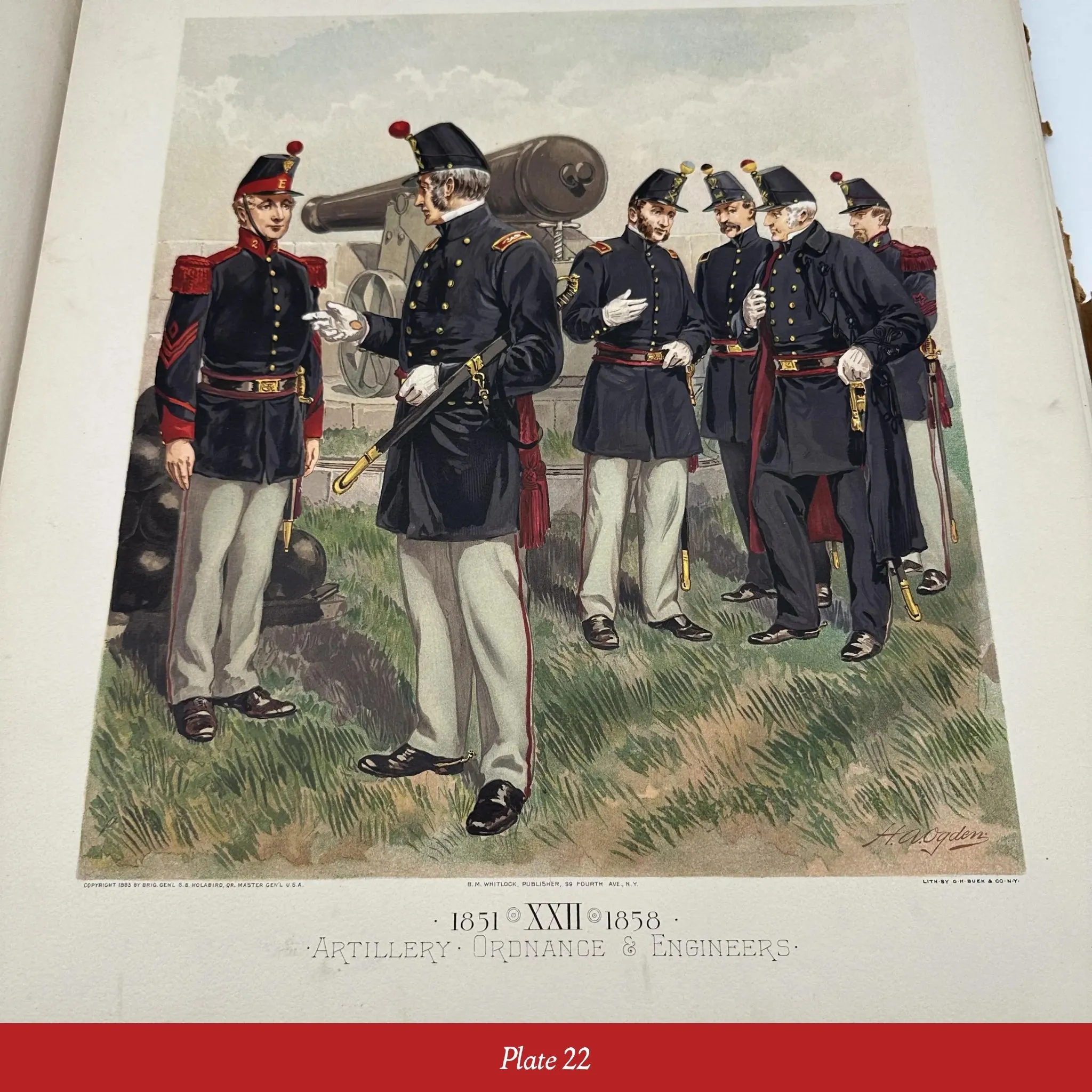 Illustrations of US Army Uniforms 1774 to 1889 by Henry A. Ogden — Commissioned by the Quartermaster General of the Army