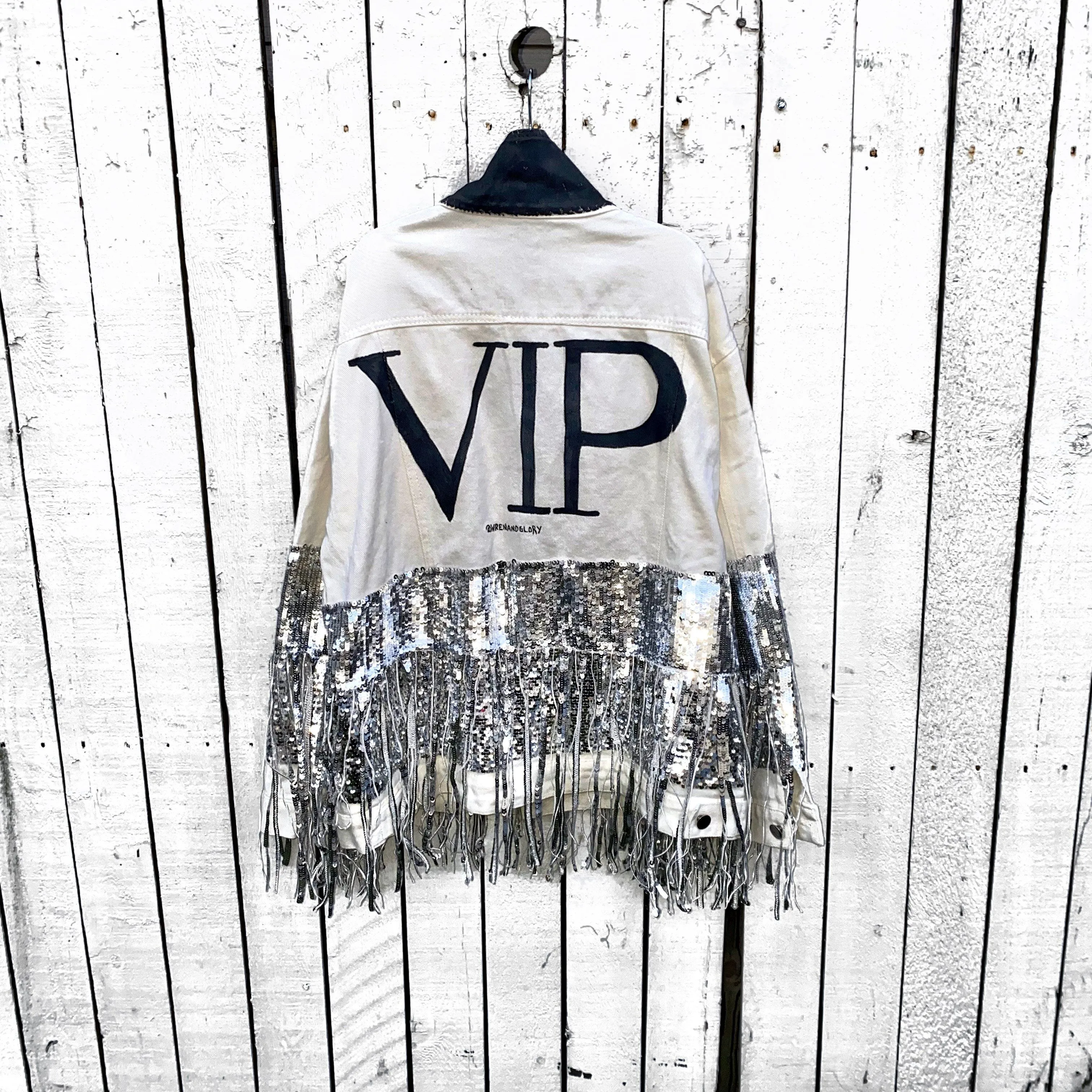 'IM VIP' DENIM JACKET